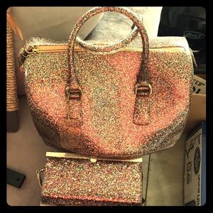 Furla Multicolor Glitter Candy Bag